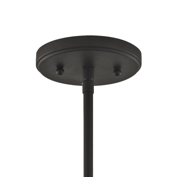 Atlas Vorticy 6" Wide Mini Pendant Light - Modern Oil Rubbed Bronze, Sculptural Design for Small Spaces CL11712-BZ