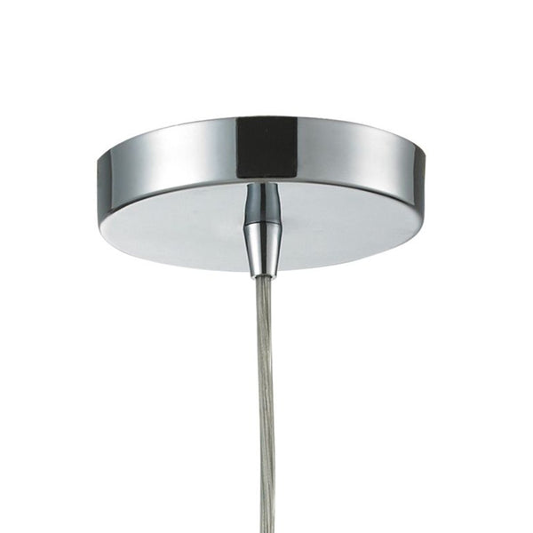 Atlas Watersphere 10" Wide 1-Light Pendant - Artistic Blown Glass Design for Modern Interior Spaces Polished Chrome with Smoke CL11715-GY
