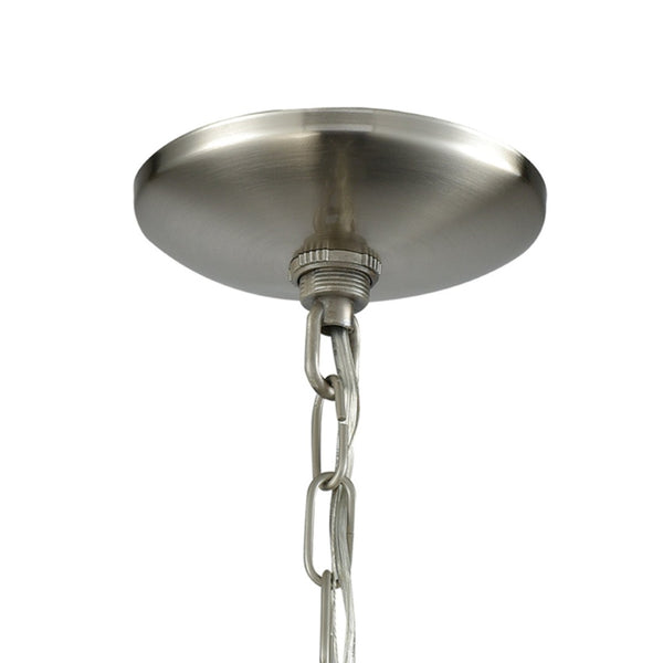 Atlas Williamsport 11" Wide 1-Light Mini Pendant - Timeless Brushed Nickel Lighting for Elegant Spaces CL11719-NK