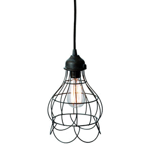 Atlas Wire 6'' Wide 1-Light Mini Pendant in Rustic Carob Bronze – Ideal for Modern Farmhouse & Urban Spaces CL11721-BZ