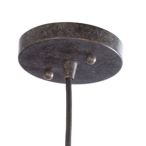 Atlas Wire 6'' Wide 1-Light Mini Pendant in Rustic Carob Bronze – Ideal for Modern Farmhouse & Urban Spaces CL11721-BZ