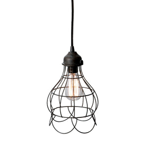 Atlas Wire 6'' Wide 1-Light Mini Pendant in Rustic Carob Bronze – Ideal for Modern Farmhouse & Urban Spaces CL11721-BZ