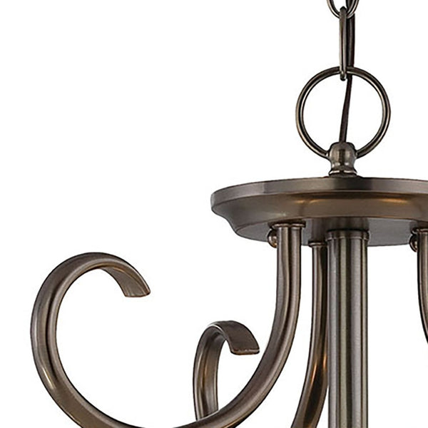 Atlas Bella 16" Wide 3-Light Pendant in Oiled Bronze - Charming Dome Shades for Timeless Elegance & Warmth CL11725-BZ