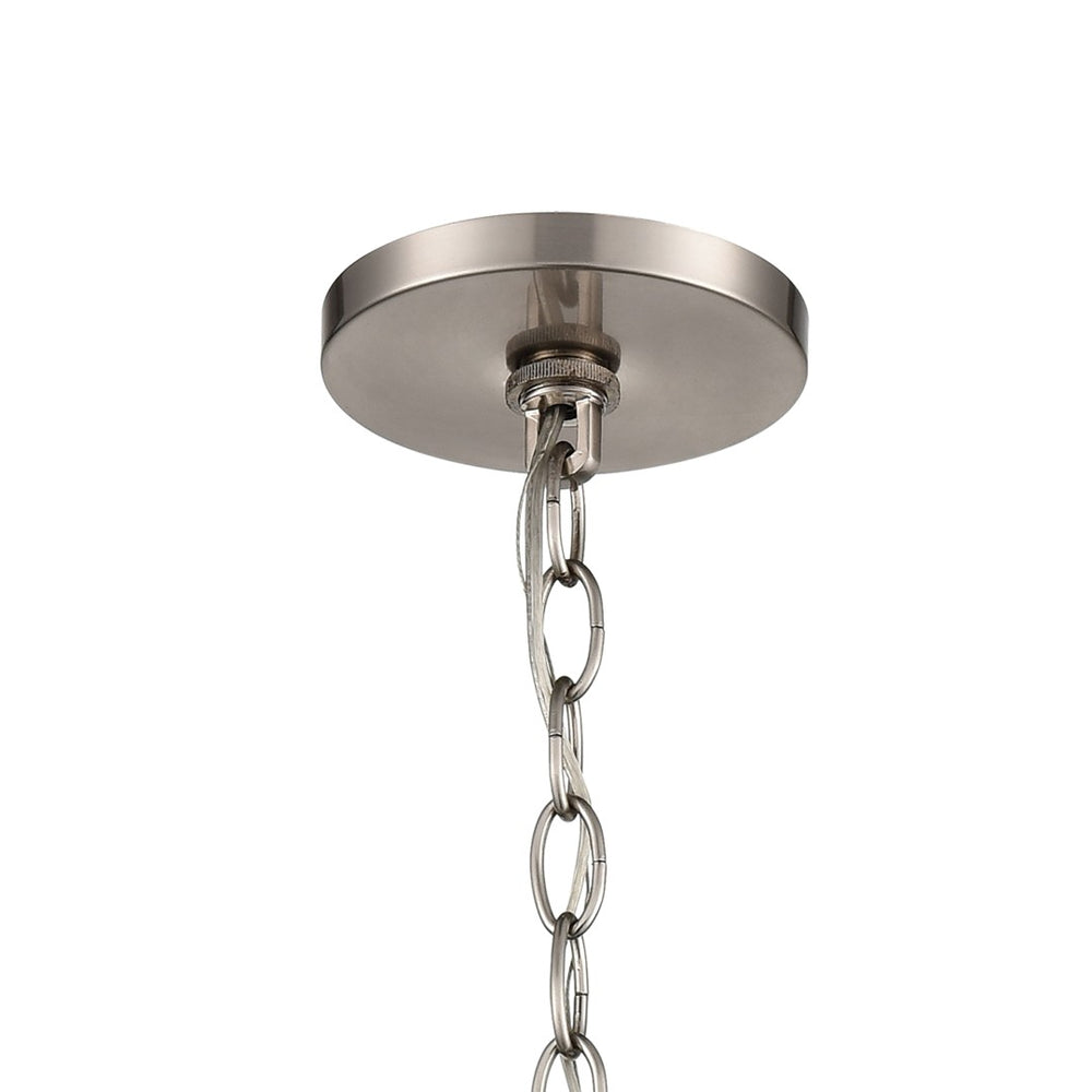 Atlas Amore Elegant 12'' Wide Pendant Light with Clear Glass Shade and Oil-Rubbed Bronze Accents CL11727-NK