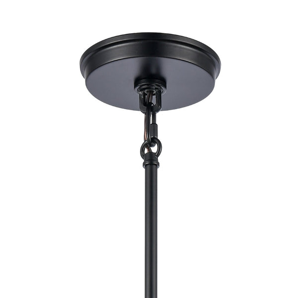 Atlas Boyer Modern 1-Light Pendant with Clear Glass Shade - Elevate Your Space with Elegant Illumination Matte Black 11'' CL11735-BK