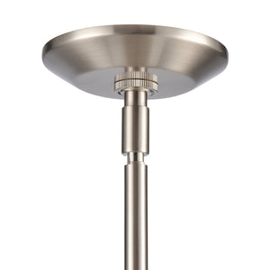 Atlas Cavendish 20" Wide Modern Pendant Light - Oversized Matte White Shade for Elegant Interior Design Brushed Nickel CL11747-NK