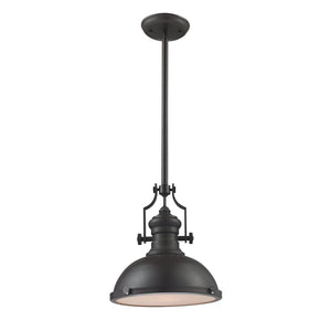 Atlas Chadwick 13" Wide 1-Light Pendant - Elegant Matte Black Finish for Timeless Modern Interiors CL11750-BK1