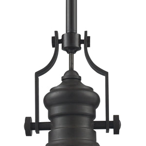 Atlas Chadwick 13" Wide 1-Light Pendant - Elegant Matte Black Finish for Timeless Modern Interiors CL11750-BK1