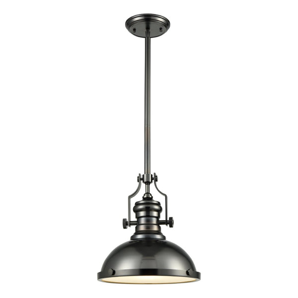 Atlas Chadwick 3-Light Pendant: Elegant Vintage-Inspired Lighting for Dining & Living Spaces, 14" Height Black Nickel CL11750-BK2