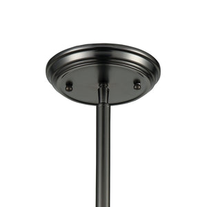 Atlas Chadwick 3-Light Pendant: Elegant Vintage-Inspired Lighting for Dining & Living Spaces, 14" Height Black Nickel CL11750-BK2