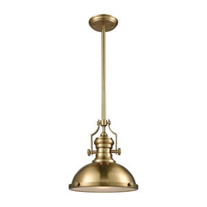 Atlas Chadwick 3-Light Pendant: Elegant Vintage-Inspired Lighting for Dining & Living Spaces, 14" Height Satin Brass 13'' CL11750-BS1