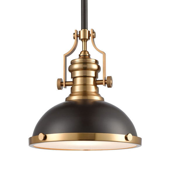 Atlas Chadwick 13'' Wide 1-Light Pendant - Timeless Matte Black Design for Elegant Indoor Spaces CL11750-BS2