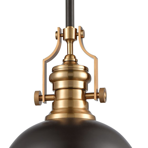 Atlas Chadwick 13'' Wide 1-Light Pendant - Timeless Matte Black Design for Elegant Indoor Spaces CL11750-BS2