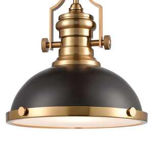Atlas Chadwick 13'' Wide 1-Light Pendant - Timeless Matte Black Design for Elegant Indoor Spaces CL11750-BS2