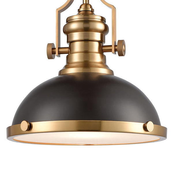 Atlas Chadwick 13'' Wide 1-Light Pendant - Timeless Matte Black Design for Elegant Indoor Spaces CL11750-BS2