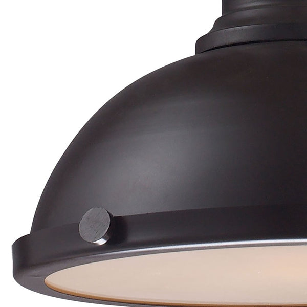 Atlas Chadwick 13" Wide Pendant Light - Elegant Oiled Bronze Finish for Classic & Transitional Spaces CL11750-BZ1