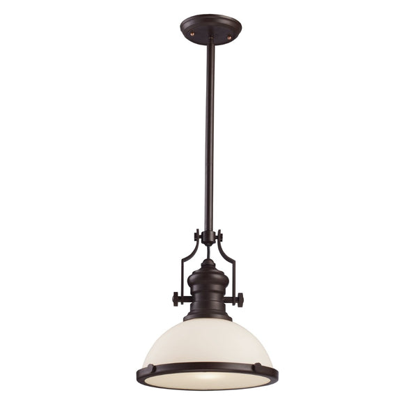 Atlas Chadwick 13'' Wide Pendant Light - Timeless Oiled Bronze Fixture for Classic & Transitional Spaces CL11750-BZ2
