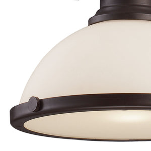 Atlas Chadwick 13'' Wide Pendant Light - Timeless Oiled Bronze Fixture for Classic & Transitional Spaces CL11750-BZ2