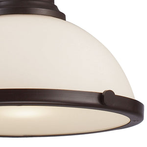 Atlas Chadwick 13'' Wide Pendant Light - Timeless Oiled Bronze Fixture for Classic & Transitional Spaces CL11750-BZ2
