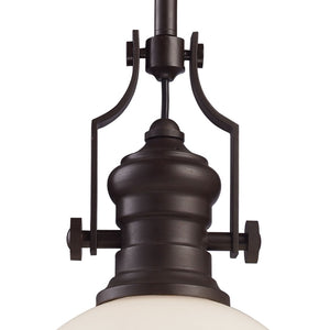 Atlas Chadwick 13'' Wide Pendant Light - Timeless Oiled Bronze Fixture for Classic & Transitional Spaces CL11750-BZ2