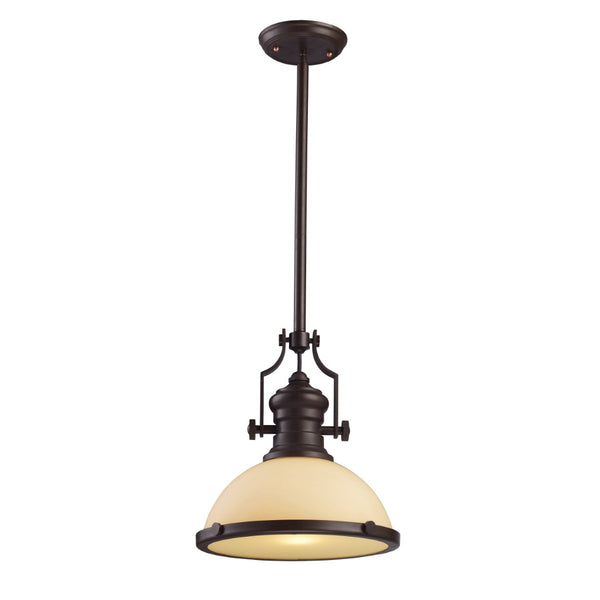 Atlas Chadwick 13'' Wide 1-Light Pendant - Elegant Oil-Rubbed Bronze for Classic & Transitional Spaces CL11750-BZ4