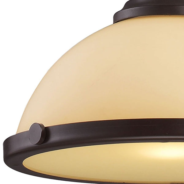 Atlas Chadwick 13'' Wide 1-Light Pendant - Elegant Oil-Rubbed Bronze for Classic & Transitional Spaces CL11750-BZ4