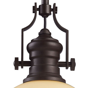 Atlas Chadwick 13'' Wide 1-Light Pendant - Elegant Oil-Rubbed Bronze for Classic & Transitional Spaces CL11750-BZ4
