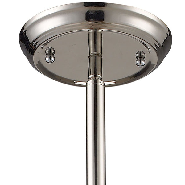 Atlas Chadwick 13'' Wide 1-Light Pendant - Timeless Polished Nickel Fixture for Modern and Vintage Spaces CL11750-CH1