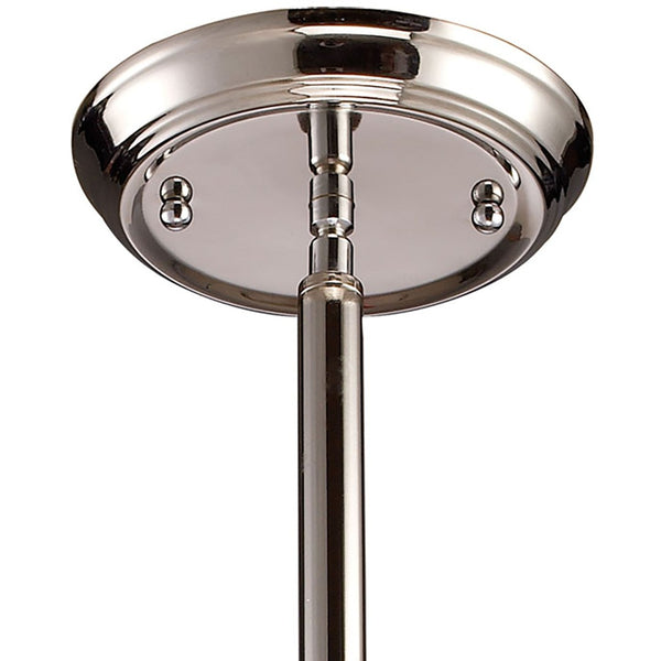 Atlas Chadwick 13'' Wide 1-Light Pendant - Vintage Charm with Polished Nickel Finish for Timeless Appeal CL11750-CH2