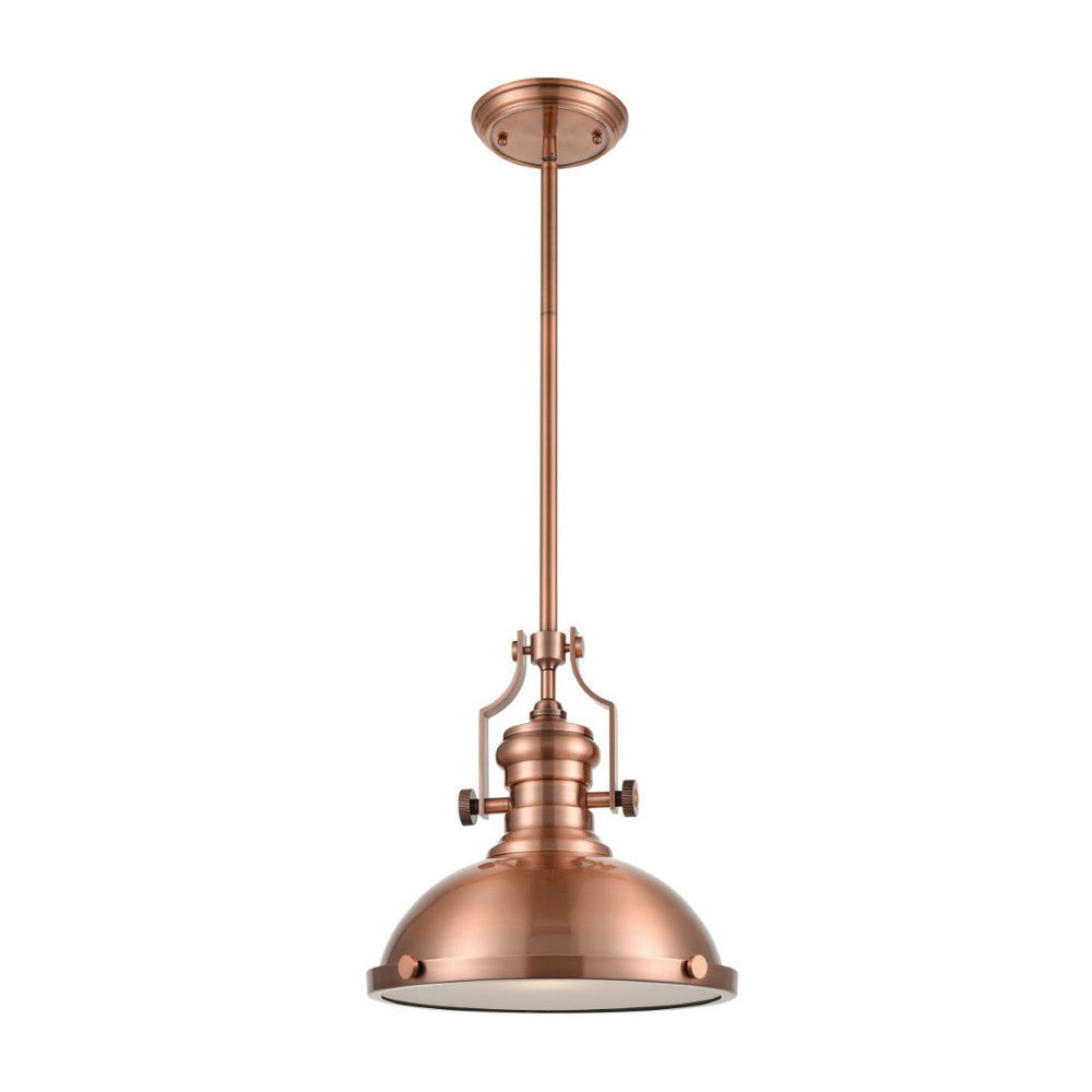 Atlas Chadwick 13" Wide 1-Light Pendant - Timeless Antique Copper Design for Vintage-Inspired Interiors CL11750-CO1