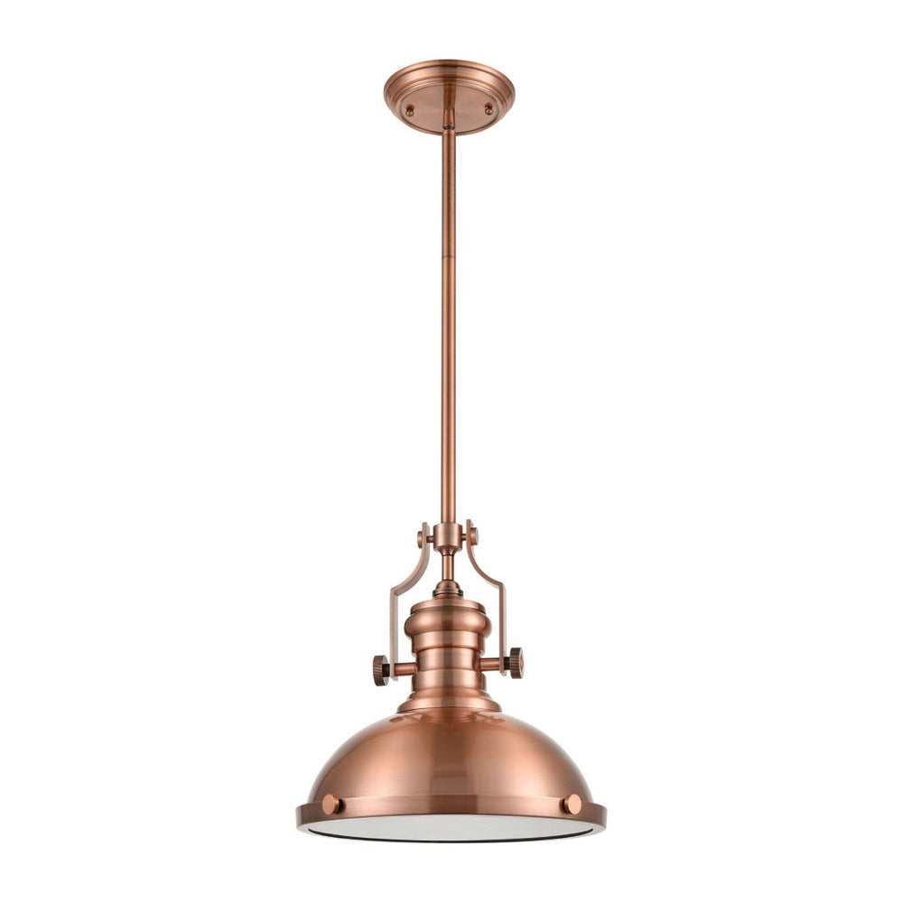 Atlas Chadwick 13" Wide 1-Light Pendant - Timeless Antique Copper Design for Vintage-Inspired Interiors CL11750-CO1