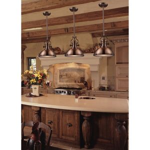 Atlas Chadwick 13" Wide 1-Light Pendant - Timeless Antique Copper Design for Vintage-Inspired Interiors CL11750-CO1