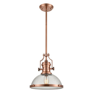 Atlas Chadwick 3-Light Pendant: Elegant Vintage-Inspired Lighting for Dining & Living Spaces, 14" Height Copper CL11750-CO2