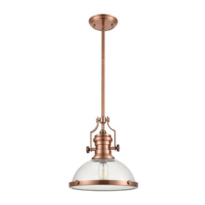 Atlas Chadwick 3-Light Pendant: Elegant Vintage-Inspired Lighting for Dining & Living Spaces, 14" Height Copper CL11750-CO2