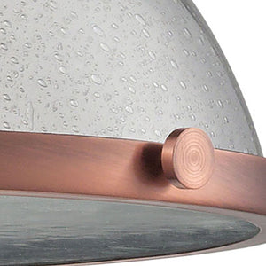 Atlas Chadwick 3-Light Pendant: Elegant Vintage-Inspired Lighting for Dining & Living Spaces, 14" Height Copper CL11750-CO2