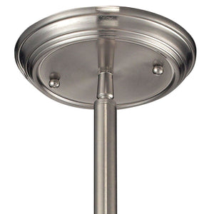 Atlas Chadwick 13" Wide 1-Light Pendant - Elegant Satin Nickel Fixture for Classic & Modern Interiors CL11750-NK3