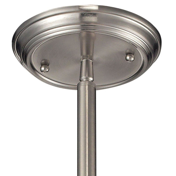 Atlas Chadwick 13" Wide 1-Light Pendant - Elegant Satin Nickel Fixture for Classic & Modern Interiors CL11750-NK3