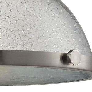 Atlas Chadwick 13" Wide 1-Light Pendant - Elegant Satin Nickel Fixture for Classic & Modern Interiors CL11750-NK3