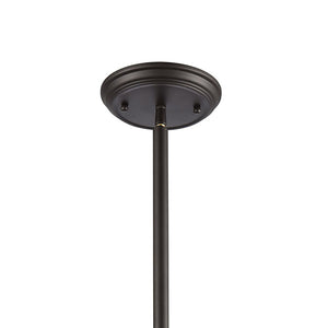 Atlas Chadwick 3-Light Pendant: Elegant Vintage-Inspired Lighting for Dining & Living Spaces, 14" Height Matte Black and Satin Brass CL11751-BS2