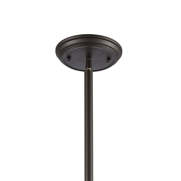 Atlas Chadwick 3-Light Pendant: Elegant Vintage-Inspired Lighting for Dining & Living Spaces, 14" Height Matte Black and Satin Brass CL11751-BS2