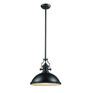 Atlas Chadwick 3-Light Pendant: Elegant Vintage-Inspired Lighting for Dining & Living Spaces, 14" Height Oiled Bronze CL11751-BZ