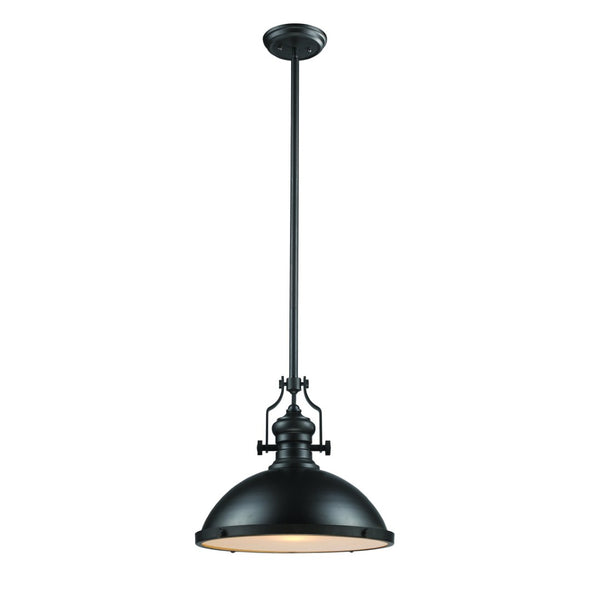 Atlas Chadwick 3-Light Pendant: Elegant Vintage-Inspired Lighting for Dining & Living Spaces, 14" Height Oiled Bronze CL11751-BZ