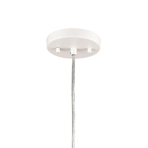 Atlas Chelsea 12'' Wide 1-Light Pendant - Timeless Metal Dome Light for Stylish Indoor Spaces White CL11753-WH