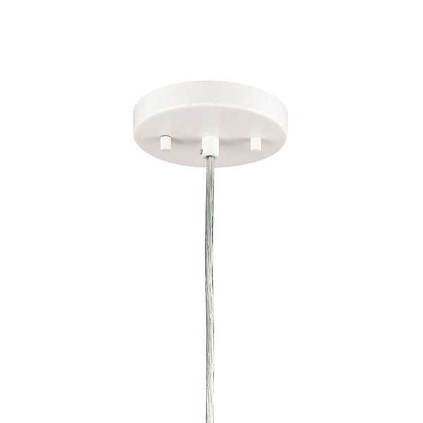 Atlas Chelsea 12'' Wide 1-Light Pendant - Timeless Metal Dome Light for Stylish Indoor Spaces White CL11753-WH