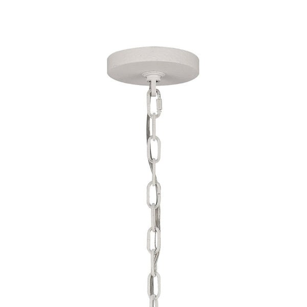 Atlas Continuance 26" Wide 6-Light Pendant - Textured White Coral, Modern Artistry for Your Space CL11756-WH
