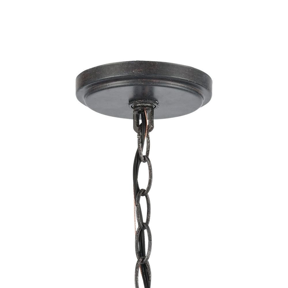Atlas Daisy 12" Wide Pendant Light - Stylish Midnight Bronze Fixture for Kitchen, Dining & Entryway Decor CL11761-BZ