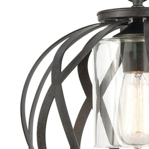 Atlas Daisy 12" Wide Pendant Light - Stylish Midnight Bronze Fixture for Kitchen, Dining & Entryway Decor CL11761-BZ