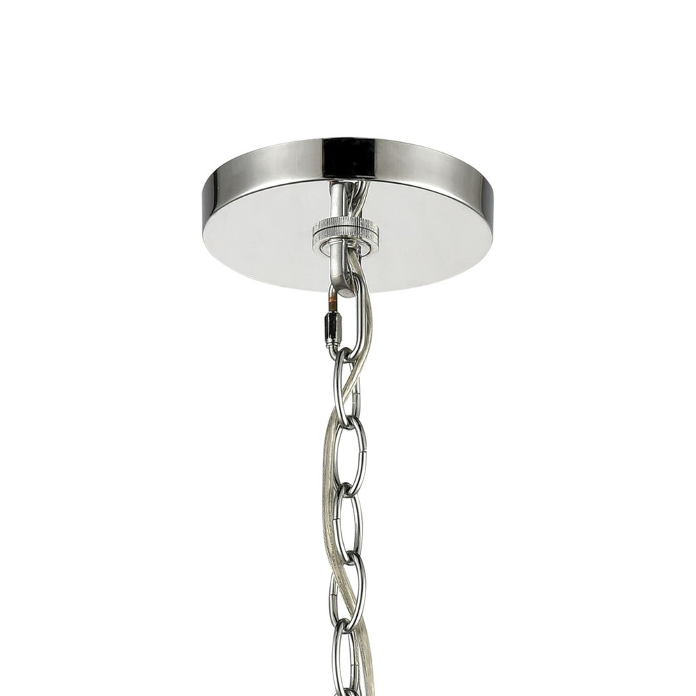Atlas Darlene 3-Light Pendant - Elegant Clear Glass Dome Fixture for Modern Kitchens and Dining Areas Polished Chrome CL11763-CH