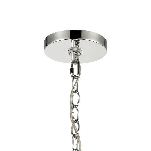 Atlas Darlene 3-Light Pendant - Elegant Clear Glass Dome Fixture for Modern Kitchens and Dining Areas Polished Chrome CL11763-CH