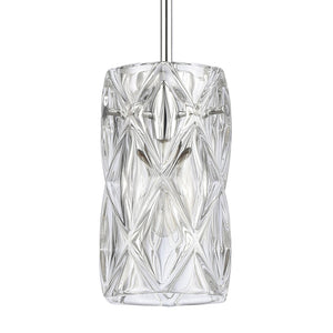 Atlas Forma de Crystal 17.5'' Wide 6-Light Pendant - Polished Chrome Lighting for Modern Dining Spaces CL11772-CH